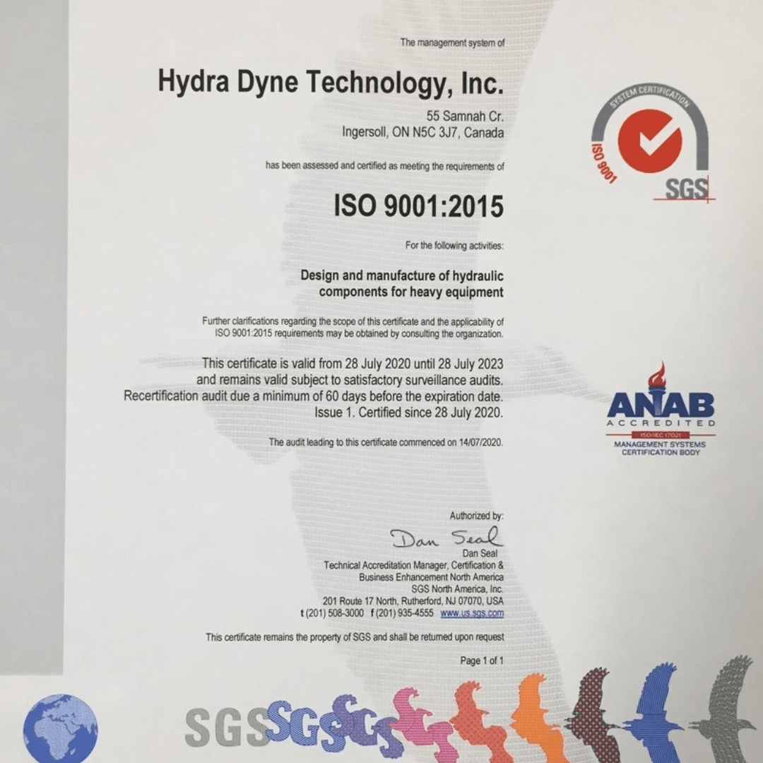 Victory: Successful ISO 9001:2015 Certification - Hydra Dyne Tech